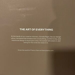 Franco Sarto Elegant Brown Box